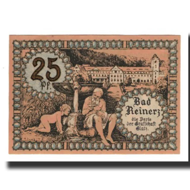 [#320468] Banknote, Germany, Reinerz, Bad Stadt, 25 Pfennig, Batiment, 1921, 192