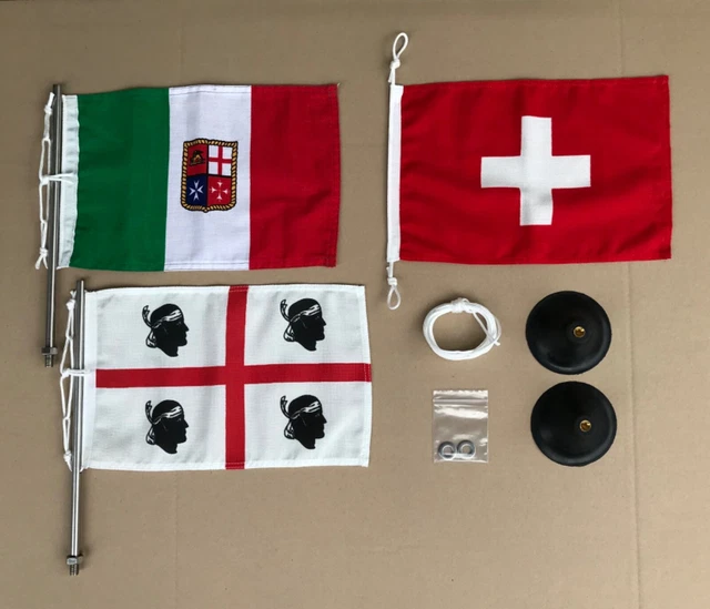 ASTA PORTABANDIERA IN ACCIAIO INOX: Aste Per Bandiere / ASTA