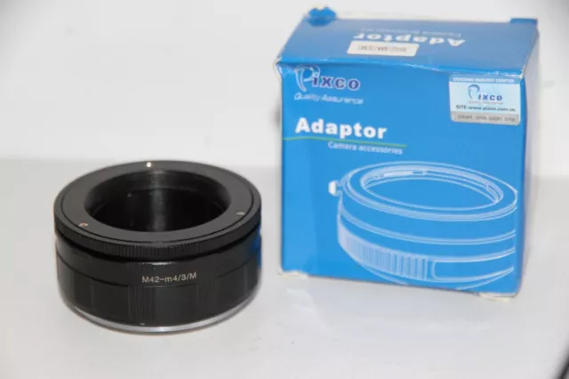 Pixco M42 Lens to M4/3 ( Micro 4/3 ) Camera Focusing Helicoid Macro Adapter