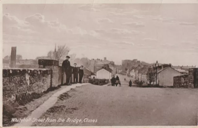 a irish monaghan county eire old postcard ireland whitehall street clones