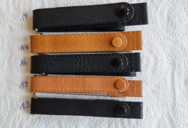 Bracelet De Montre Vintage Yonger & Bresson En Cuir - Largeur 12, 14 Ou 17 Mm