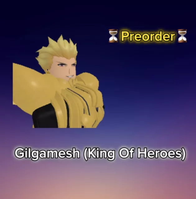 ⏳PREORDER⏳)ROBLOX ANIME ADVENTURE, Gilgamesh, King Of Heroes