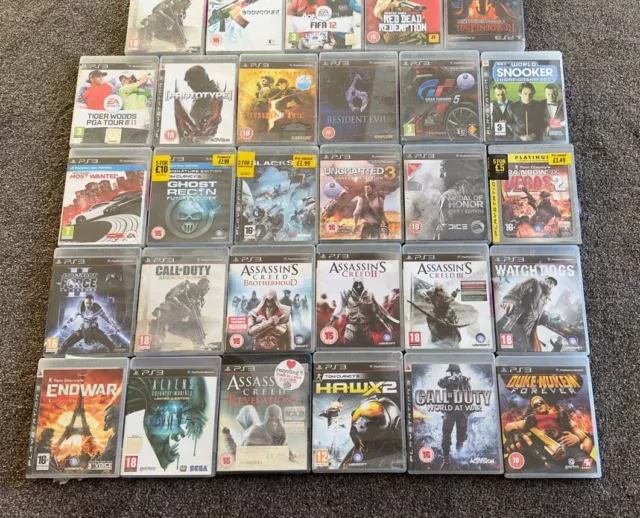 Job Lot Multiple Sony PlayStation 3 Games x 29