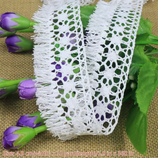 10 Yard Tassels Trimming Fringe Cotton Edging DIY Sewing Trims Ethnic Boho Craft