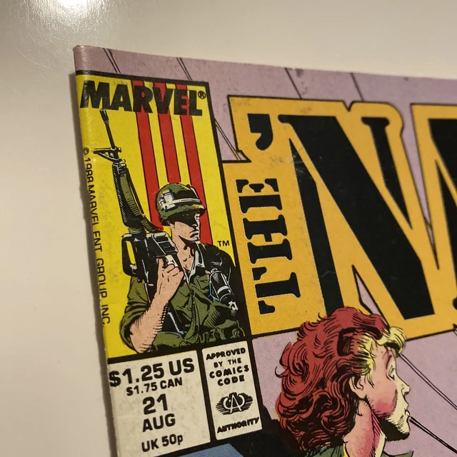 ** THE NAM # 21 ** Copper Age Marvel Comics 1988 Vietnam War DOUG MURRAY … FN 2