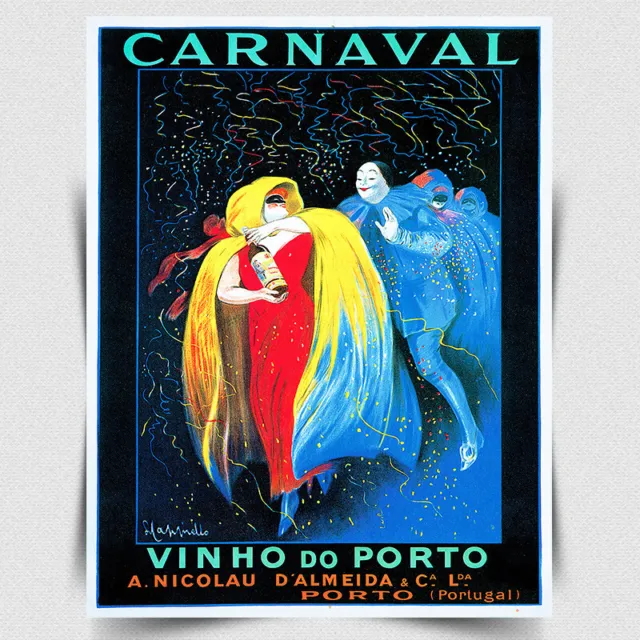 CARNAVAL VINHO DO PORTO SIGN METAL WALL PLAQUE French Vintage Retro Advert Print