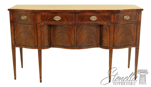 48686EC: EJ VICTOR Federal Style Inlaid Mahogany Sideboard