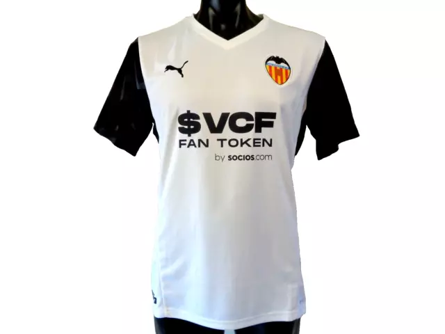 Puma Drycell Valencia Cf 2021/22 Home Football Jersey Mens Large Brand New