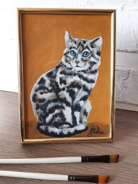 REPRODUCTION ET CADRE Nathalie chat perché, 1991 de Gilles