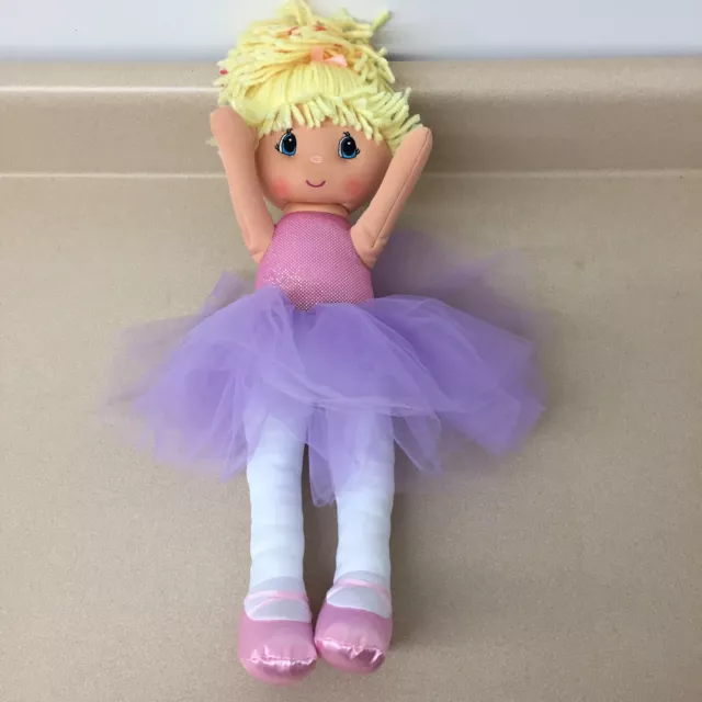 Well Made Toy Girl Doll Kute Kate Plush with Blue Eyes & Blonde Hair 20” AR211