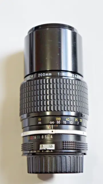 Nikon Ai 200Mm F4 Nikkor Tele Lens