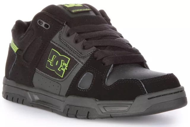 DC SHOES Despedida de Soltero Cordones Skateboard Zapatillas Black Lime Verde GB