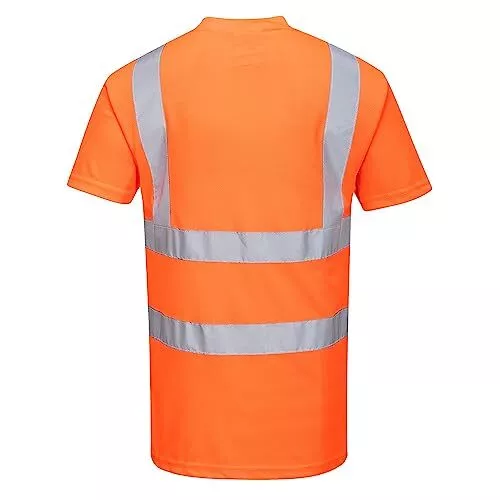 Portwest RT23 T-Shirt De Rail À Haute Visibilité Orange XL 2