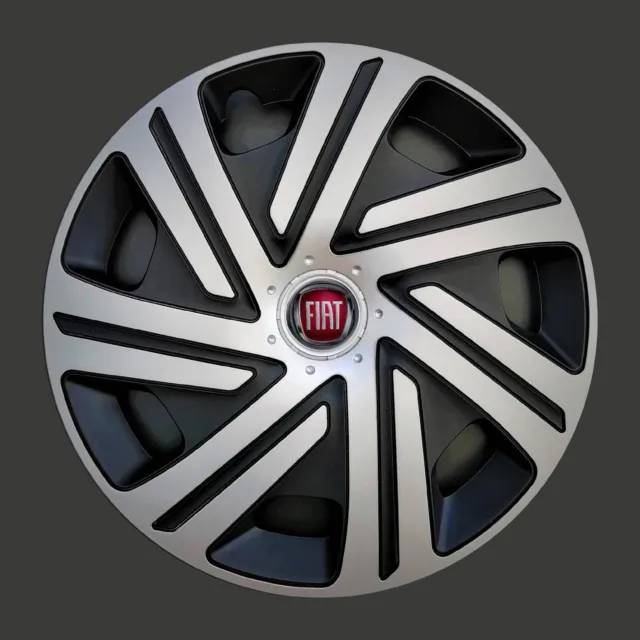 Set of 4x16" Wheel Trims to fit Fiat Bravo, Doblo, 500L, Croma