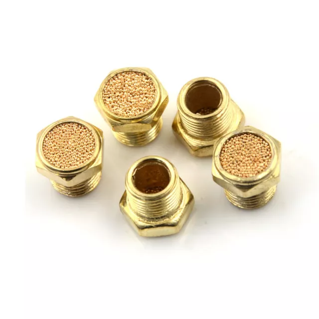 5 pz marmitta sfiato respiratore aria pneumatica filettata NPT 1/8-qi -PP