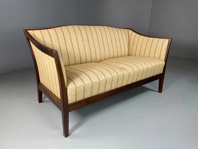 EB5221 Vintage Danish Empire Style 2 Seat Sofa. 1970s Reproduction V2SS