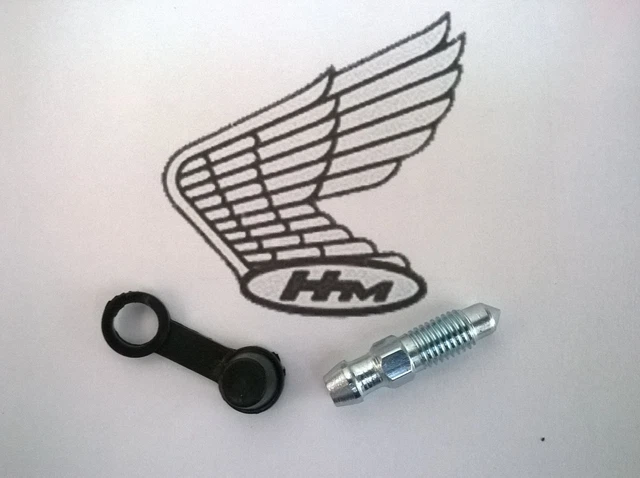 Bouchons De Purge Frein - Lot De 4 Caoutchouc Noir 8mm Pour Étriers Voiture Ou Moto
