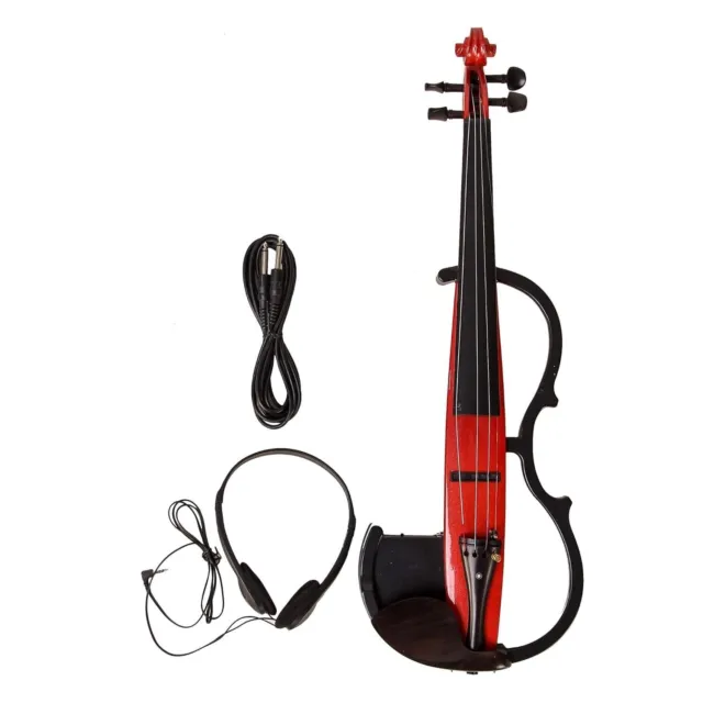 Violino Elettrico Professionale, Realizzato In Legno Massello Di Premium,...