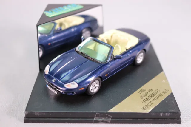 LE7425 VITESSE V100D 1/43 Voiture Jaguar XK8 open cabriolet metal sapphire blue