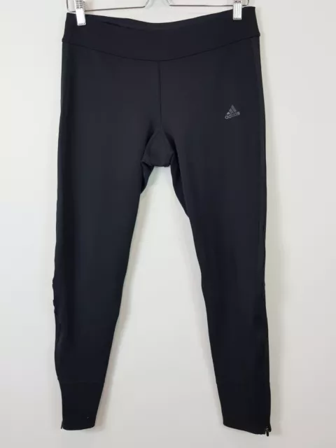 ADIDAS Womens Size M or 12 Black Response Climacool Leggings