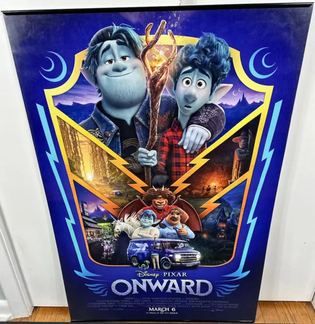 Onward 2020 Disney Pixar Double Sided Original Movie Poster 27” x 40” Rolled