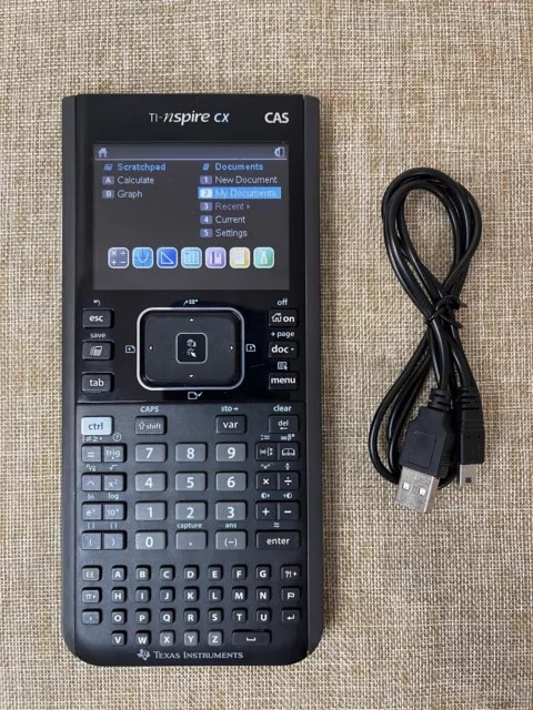 ✅ Texas Instruments TI-NSPIRE CX CAS Graphing Calculator with Charging Cable