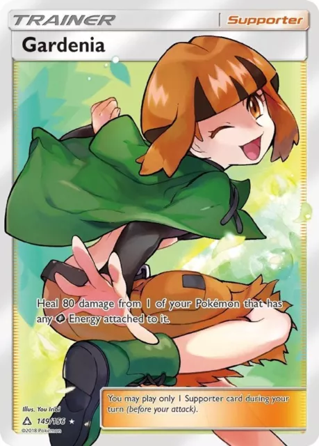 Gardenia - 149/156 - Pokemon Ultra Prism Sun & Moon Full Art Ultra Rare Card NM