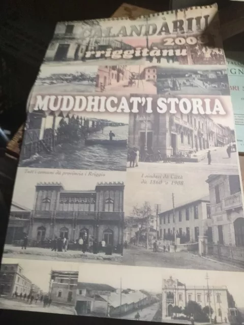 Calendario Reggio Calabria 2008 Calandariu Rriggitanu Mudduicat'i  Storia