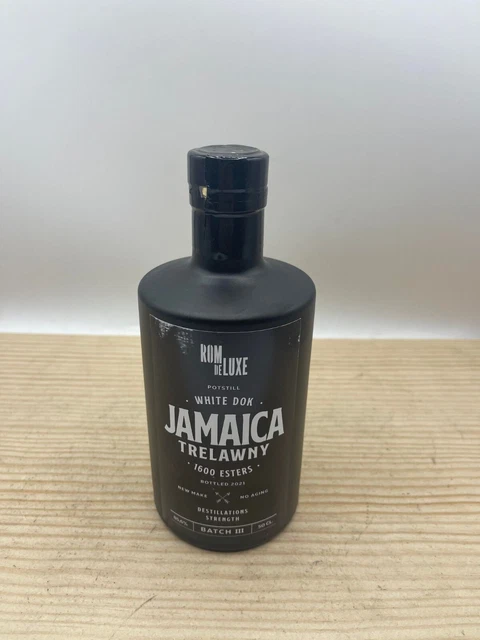 rom de luxe potstill white dok jamaica trelawny 1600 esters 2021 85,6° 50cl