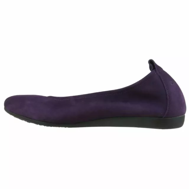 Arche Women's Laius Purple Nubuck Ballerina Flat N4915 Size US 5 2