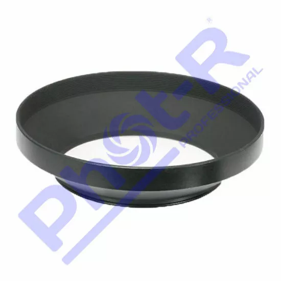 Phot-R 62mm PRO Screw-On Mount Wide-Angle Metal Lens Hood for Canon Nikon Sony