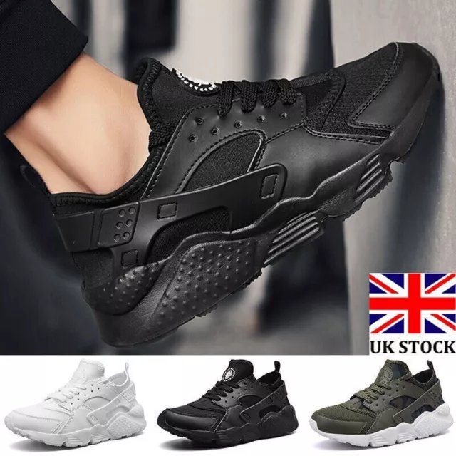 Mens Womens Running Trainers Gym Sports Sneakers Walking Lightweight Shoes Size