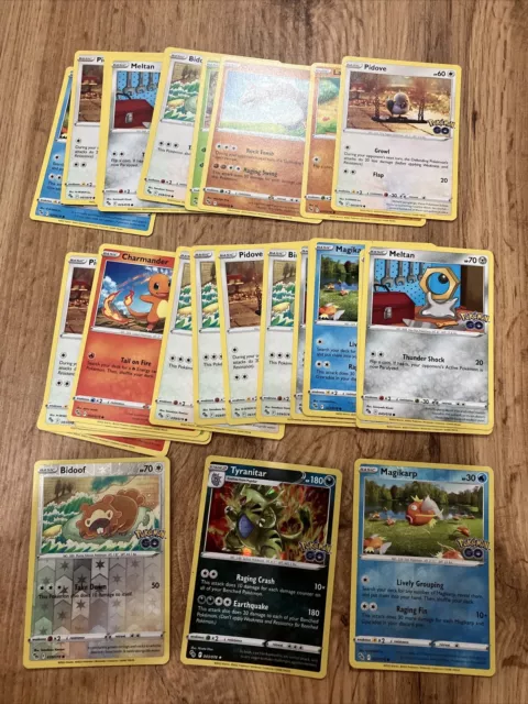 x28 Pokemon cards TCG Pokémon GO Bundle /078 Cheap to clear Has Dups NM