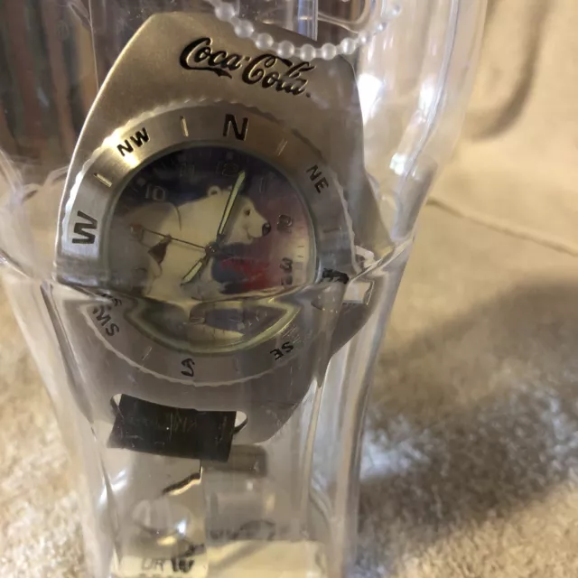 Coca Cola Mens Polar Bear Pocket Watch