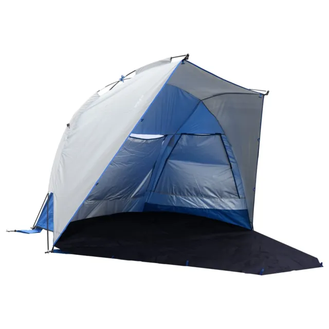 3-4 Person Portable Sun Shelter Beach Tent, Waterproof Windproof Sun Shade