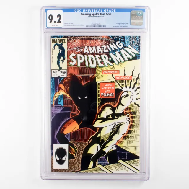 The Amazing Spider-Man - #256 - CGC 9.2 - White pages - 1st app Puma