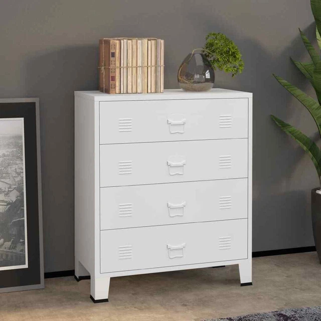 Industrial Drawer Cabinet Metal Display Storage Cabinet Multi Colours vidaXL