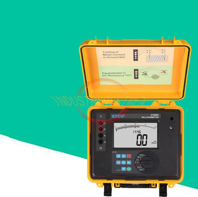 Intelligent Equipotential Bonding Resistance Tester ETCR3700C 0.0001Ω~30.00kΩ