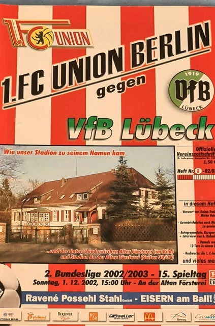 2002/03 2.Bundesliga 1.FC Union Berlin - VFB Lübeck