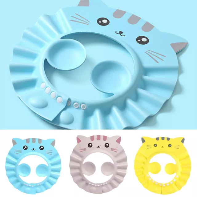 Baby Shower Cap Baby Eyes-Protected Ears-Protected Infant Bathing Protection Hat 3