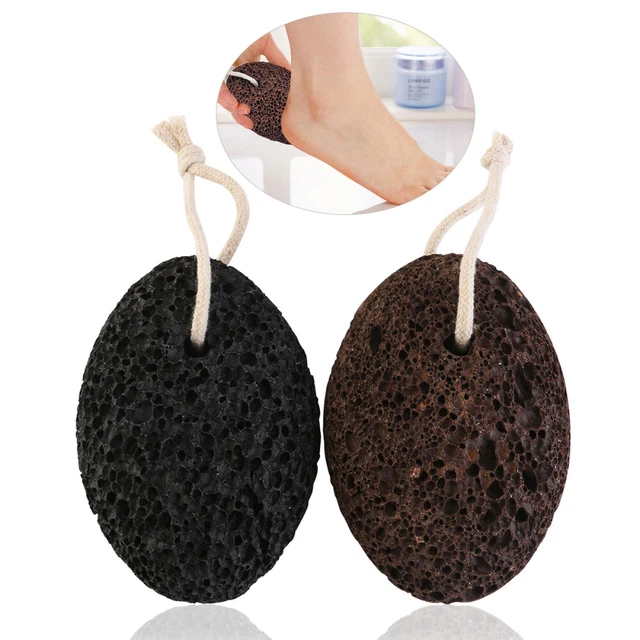 PIXNOR 2pcs pietra pomice lava terra rimuove spa massaggio ai piedi della pelle
