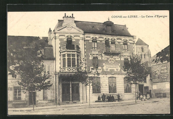 CPA Cosne-sur-Loire, la Caisse d'Epargne