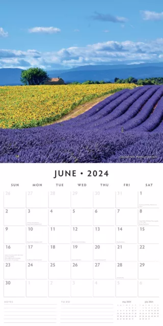 Provence 2024 Square Wall Calendar 2