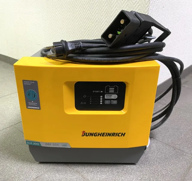 Jungheinrich SLH 300i 24 V 50 A caricabatterie agli ioni di litio caricabatterie COME NUOVO anno 23