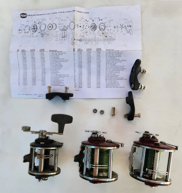PENN FISHING REELS Instruction Manual And Repair Parts List 39B $22.10 -  PicClick CA