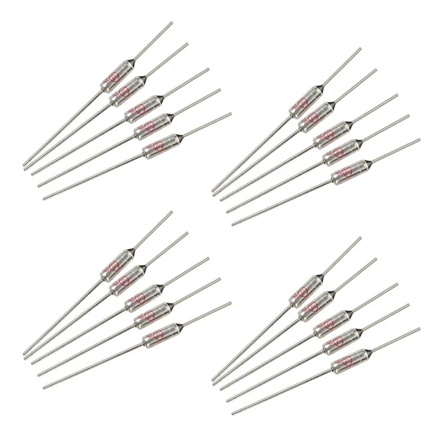 20 Pcs Circuit Cut Off TF 185 Celsius 250V 10A Temperature Thermal Fuses F8G4