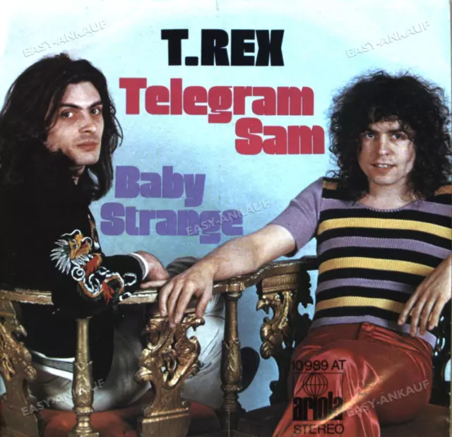 T. Rex - Telegram Sam / Baby Strange 7in 1972 (VG/VG) .