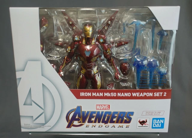 S.H. FIGUARTS IRON Man Mark 50 Nano Weapon Set 2 Avengers End Game ...