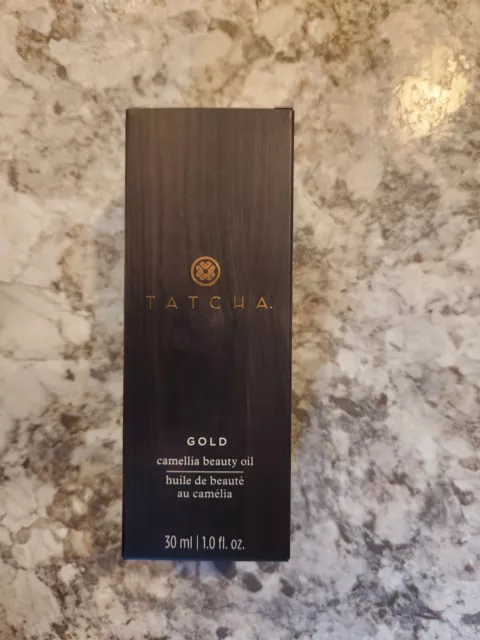 Tatcha Gold Camellia Beauty Oil, 1 fl oz- Nourishing 23k Gold Oil - NEW IN BOX