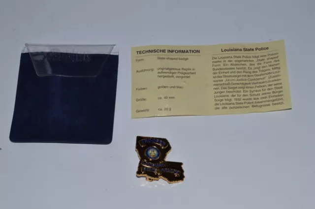 historisches Abzeichen Collector US Police Trooper Louisiana